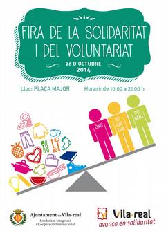 Cartell Fira de la Solidaritata i el Voluntariat