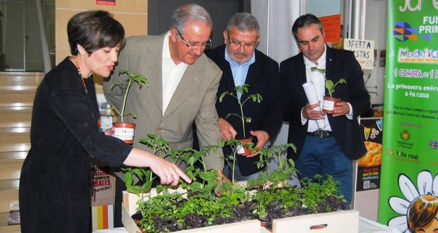 La Fundaci Primavera regala plantas en el Mercado Central