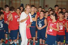 Silvia Gmez visita el Campus de Bsquet Manolo Llorach_1
