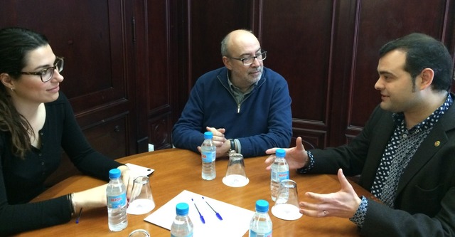 Xavier Ochando se rene con el conseller de Transparencia, Manuel Alcaraz