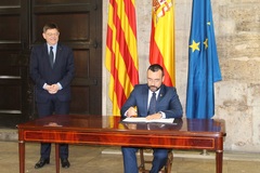 Firma de la carta de intenciones de la Asociacin valenciana de ciudades innovadoras