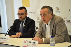 Firma del convenio con el Villarreal CF