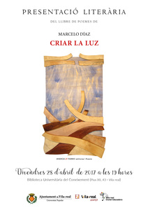 Presentaci literria del llibre de poemes de Marcelo Daz 'Criar la luz'_1