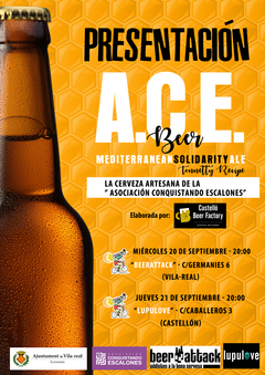 Cartel de la presentacin de ACE Beer