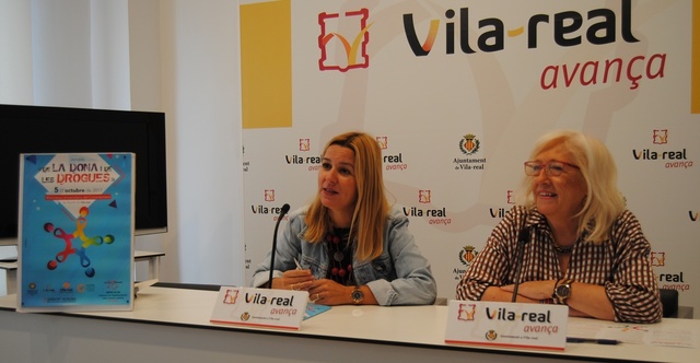 Silvia Gmez i Isabel Pin presenten la jornada pel 25 aniversari del Centre de Dia Llus Alcanys
