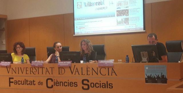Gemma Gil, en una jornada sobre participaci ciutadana a Valncia