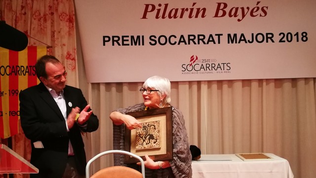 Entrega del premio Socarrada Major a Pilarn Bays