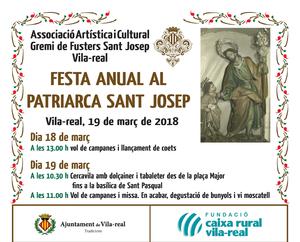 Festa anual al patriarca Sant Josep