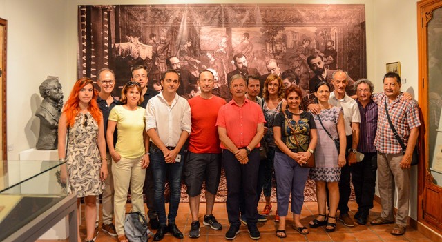 Visita del jurado del Certamen Francisco Trrega al Museo Casa de Polo