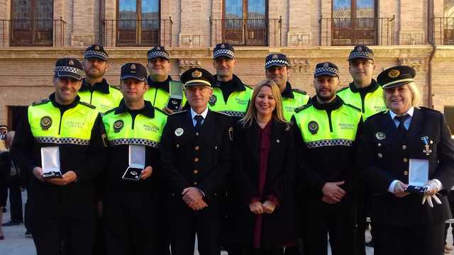 Entrega de condecoraciones de la Generalitat a la Polica Local