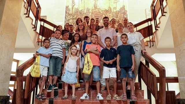 Recepci als xiquets sahraus de vacances a Vila-real amb Smara