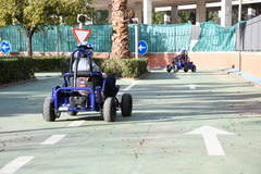 Cesin de karts elctricos para el parque de educacin vial