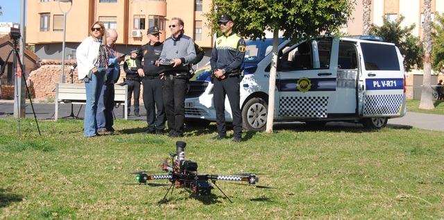 Presentacin del dron de la Polica Local