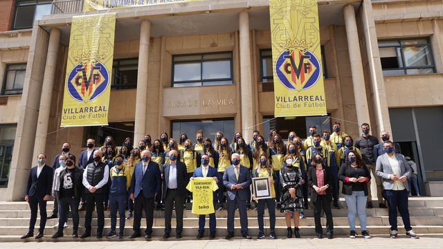 Recepcin en el Ayuntamiento de Vila-real del equipo femenino del Villarreal CF_2