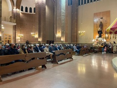 Missa a la baslica de Sant Pasqual amb motiu del Congrs d'Hospitalitats de Lourdes 