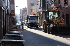 Obras de mejora de las canalizaciones en un tramo de la calle San Joaqun_1