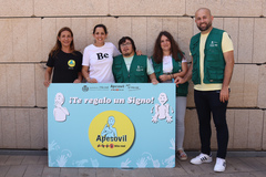 Acte de sensibilitzaci d'Apesovil amb motiu del Dia Nacional de les Llenges de Signes Espanyoles 