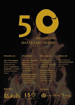 Actes del 50 aniversari de la Matx de Sant Antoni