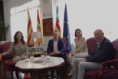 El alcalde recibe a los responsables de la Fundacin Caixa Rural Vila-real_1