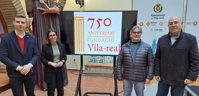 Presentacin del logotipo del 750 aniversario de la fundacin de Vila-real