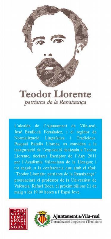 Exposici i conferncia sobre Teodor Llorente