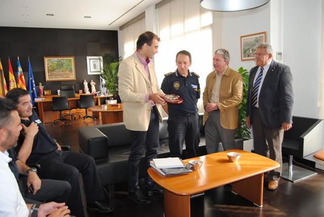 Vila-real recibe la visita de una delegacin de la Polica Local de Sant Joan d'Alacant