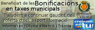 banner bonificacions en taxes municipals