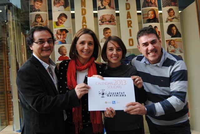 Un calendario solidario recauda fondos para Joventut Antoniana
