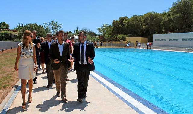 Inauguracin de la piscina del Termet