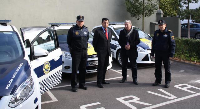 Recepción de vehículos nuevos de la Policía Local