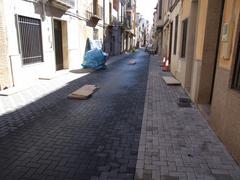 El concejal Francisco Valverde visita los trabajos de remodelacin de la calle Padre Espuig_1