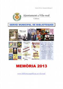Memoria de Bibliotecas 2013