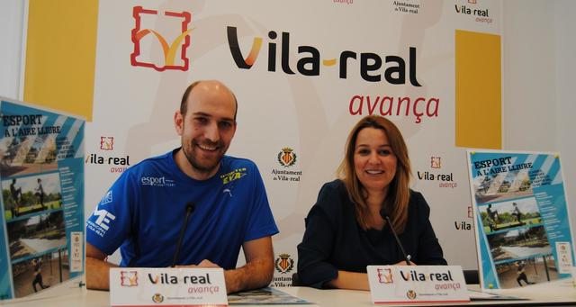 Silvia Gmez i Pedro Nebot presenten el programa Esports a l'aire lliure