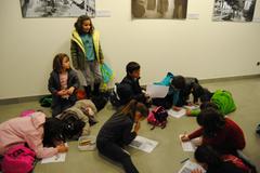 Visites escolars a l'exposici de la Panderola_1