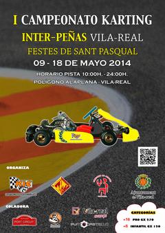 Cartel I Campeonato de Karting Inter-pe�as