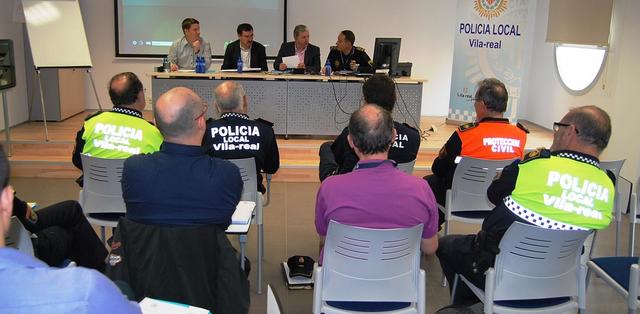 Reunión de coordinación de seguridad de las fiestas de Sant Pasqual 2014