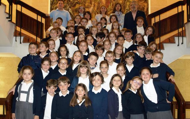 Visita de alumnos del colegio Consolacin