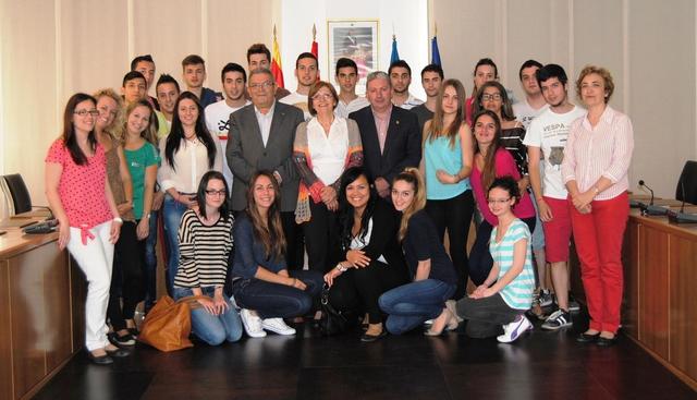 Visita a l'Ajuntament d'alumnes de Fundaci Flors