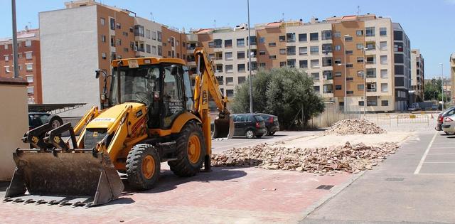 Obres en la zona de Botnic Calduch