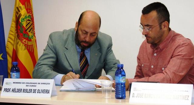 Firma del convenio de mediacin con Brasil