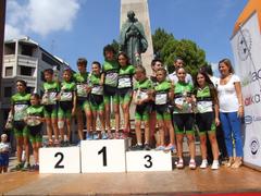 Carrera de escuelas ciclistas. Fiestas de la Mare de Déu de Gràcia 2014