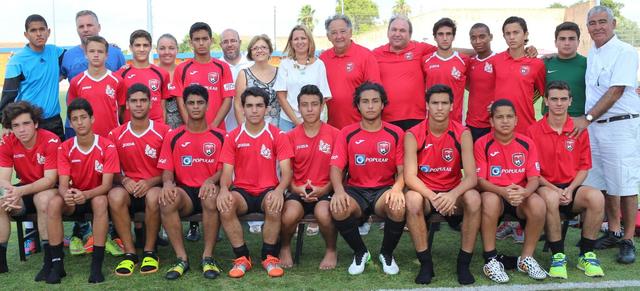Jugadors del Bauger FC han estat cinc dies a Vila-real.