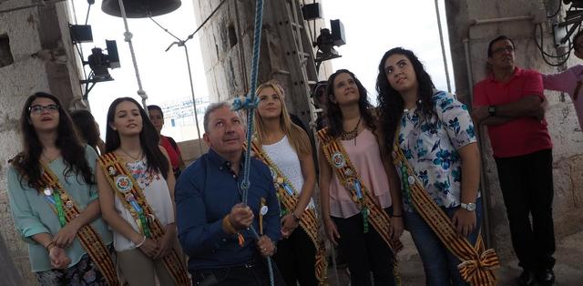 Subida al campanario. Virgen de Gracia 2015