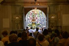 Ofrenda i procesin de retorno de la Virgen de Gracia 2015