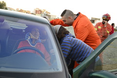 Simulacro de emergencias de Proteccin Civil_1