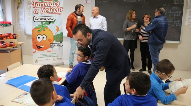 Taronges a l'escola per Nadal