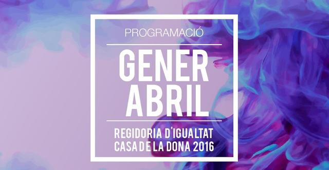 Programacin de Igualdad enero_abril 2016