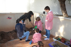 Huerto escolar en el colegio Po XII_1