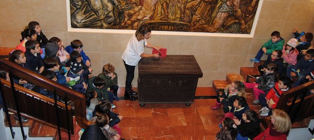 Visita d'alumnes del Cervantes