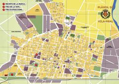 Plano de los espacios de las fiestas de San Pascual 2016